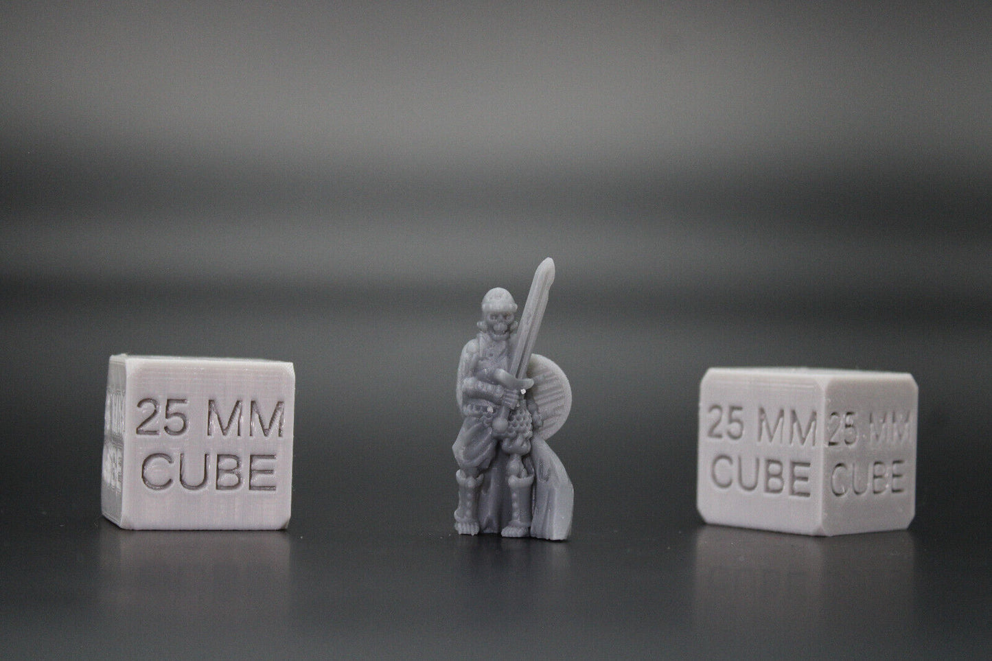 Skeleton Armored Knight Warrior Knight 4x 32mm Miniature Dnd Skirmish Oldhammer