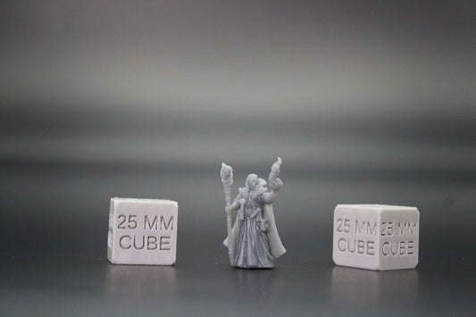 Necromancer Wizard Sorcerer 32mm Miniature Dnd Skirmish Oldhammer