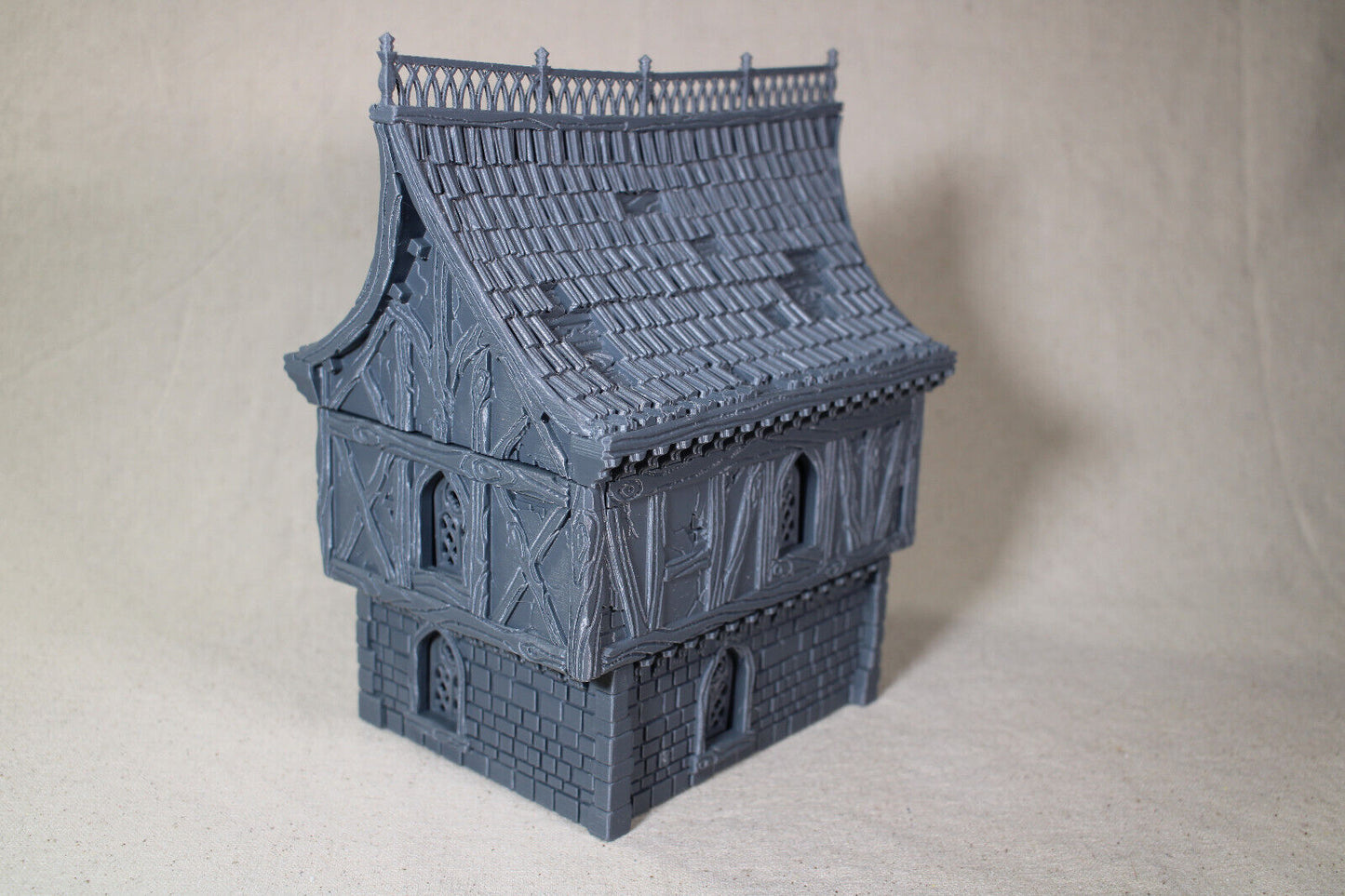 Tabletop Terrain Medieval Hamlet House Dnd RPG wargame skirmish 28mm