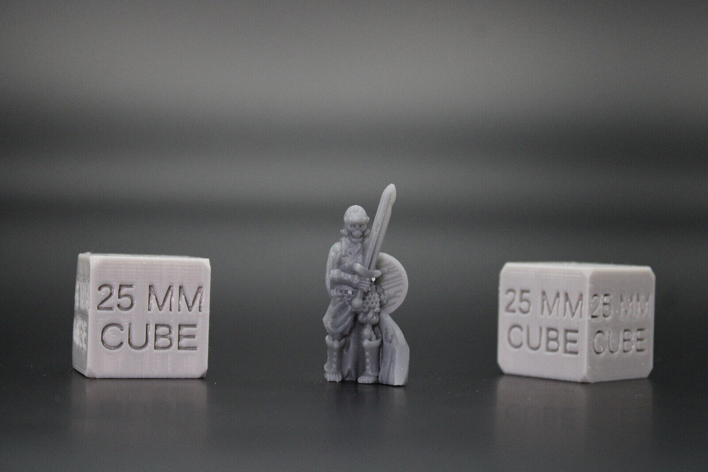 Skeleton Armored Knight Warrior Knight 4x 32mm Miniature Dnd Skirmish Oldhammer