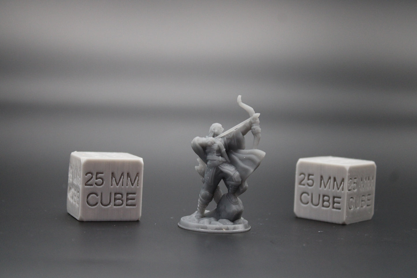 Ranger with Bow Taking Shot 32mm Miniature Dnd Skirmish