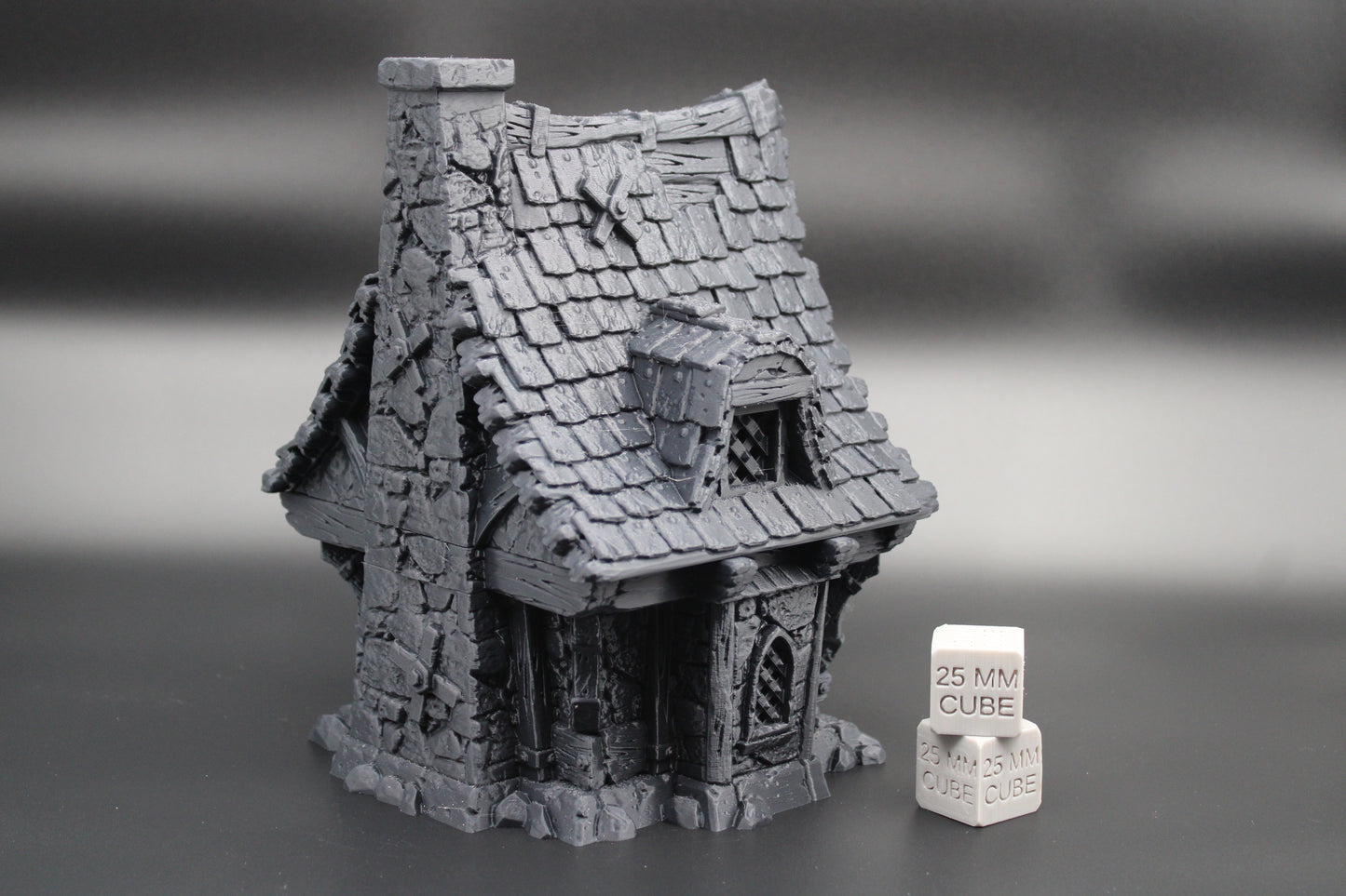 Tabletop Terrain 2 Story Cottage House Dnd RPG Skirmish 32mm