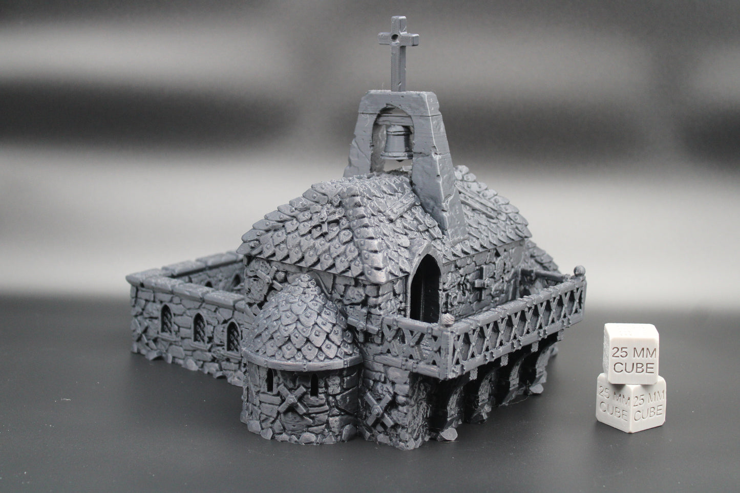Tabletop Terrain Monastery Temple Dnd RPG Skirmish 32mm