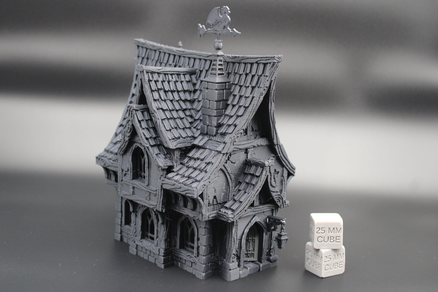 Tabletop Terrain Medieval Cottage Dnd RPG wargame skirmish 28-32mm