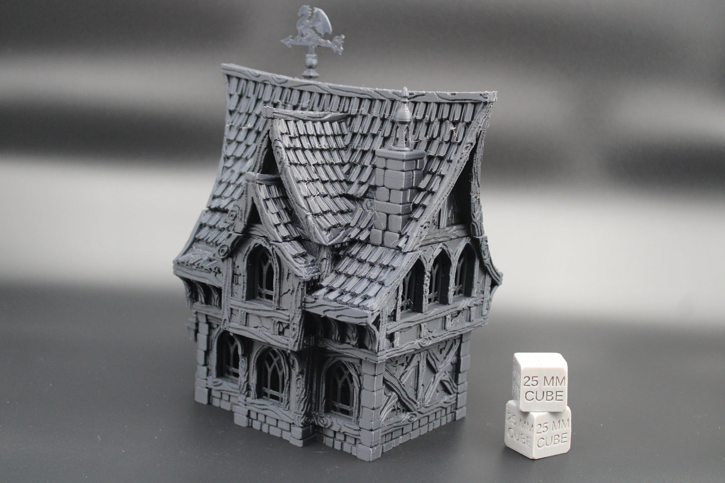 Tabletop Terrain Medieval Cottage Dnd RPG wargame skirmish 28-32mm