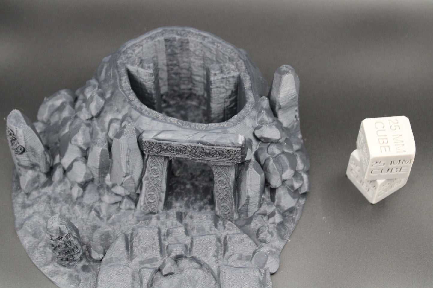 Tabletop Terrain Forest Barrow Burial Mound Tomb Dnd RPG Wargame Skirmish 28mm