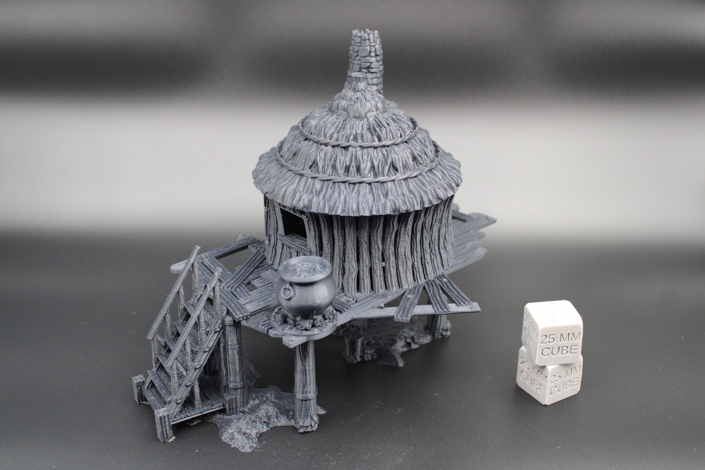 Tabletop Town Swamp Hag Hut Witch Dnd RPG Wargame Skirmish 28mm