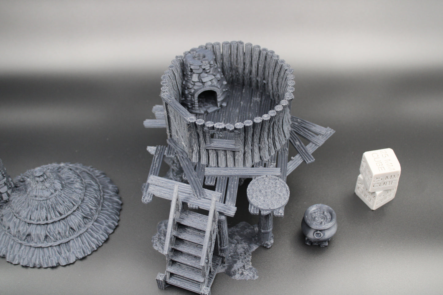 Tabletop Town Swamp Hag Hut Witch Dnd RPG Wargame Skirmish 28mm