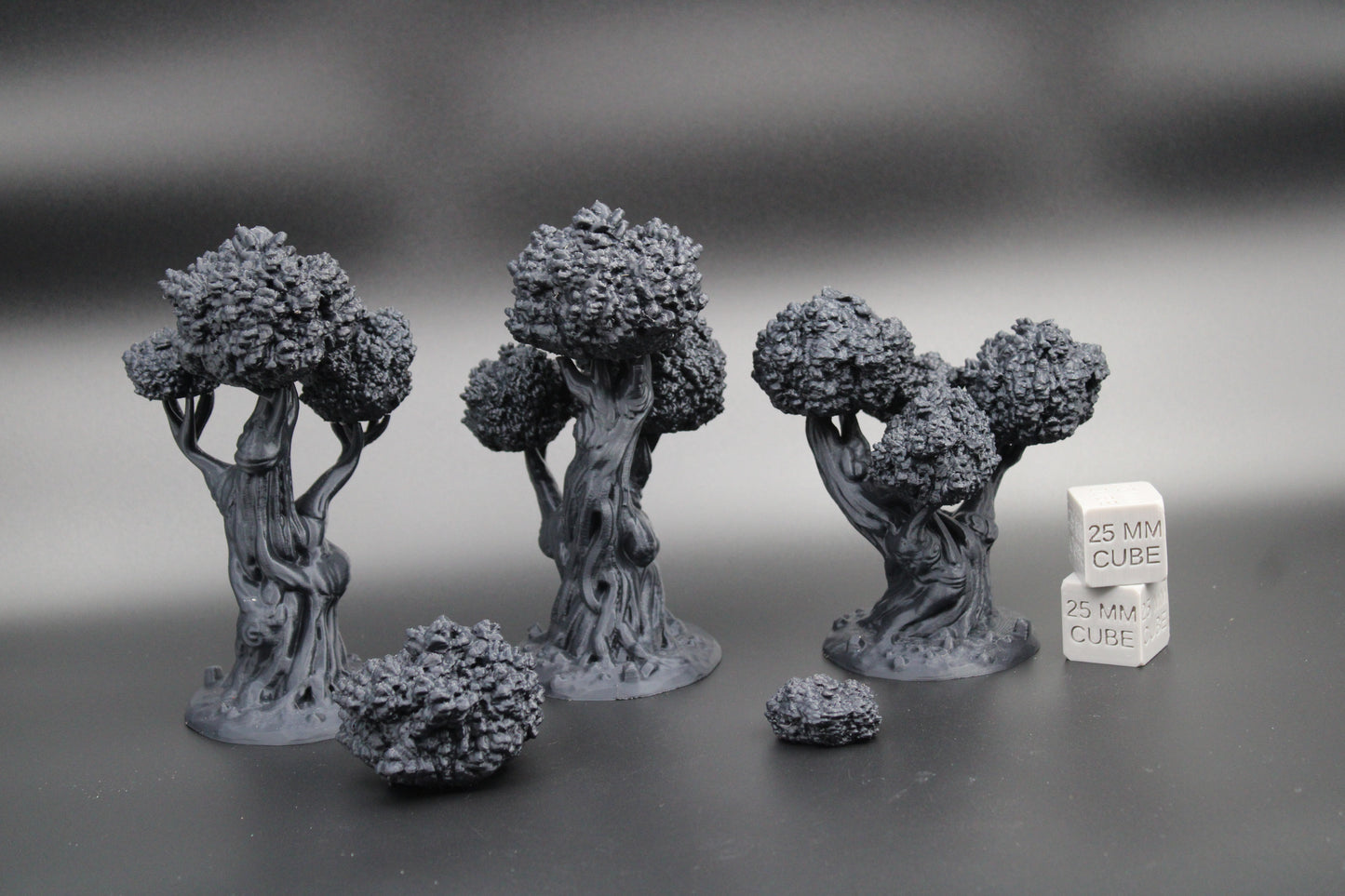 Tabletop Terrain Modular Tree Shrub Scatter Dnd RPG Wargame Skirmish 28mm