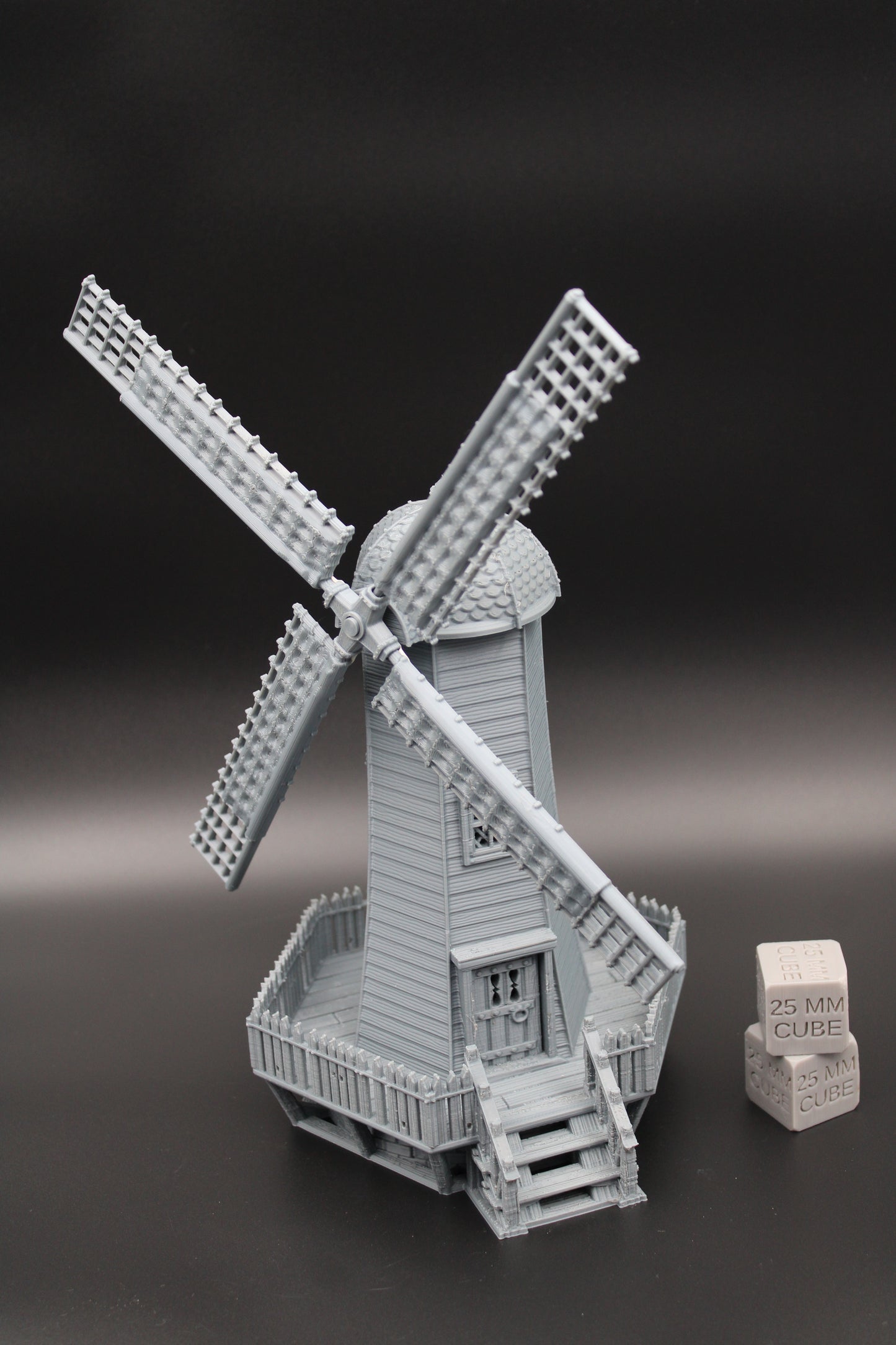 Tabletop Terrain Medieval Windmill Dnd RPG wargame skirmish 28mm