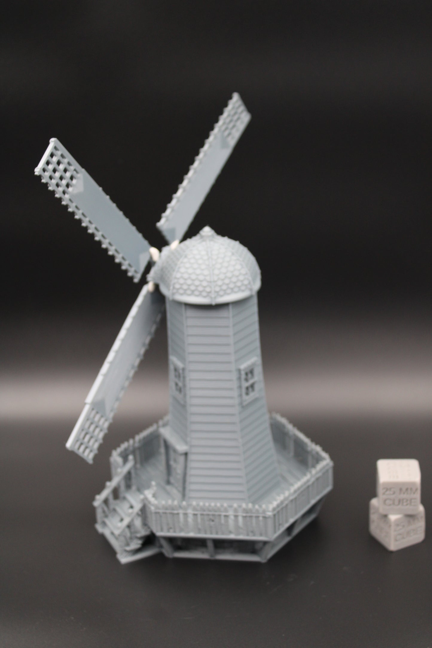 Tabletop Terrain Medieval Windmill Dnd RPG wargame skirmish 28mm