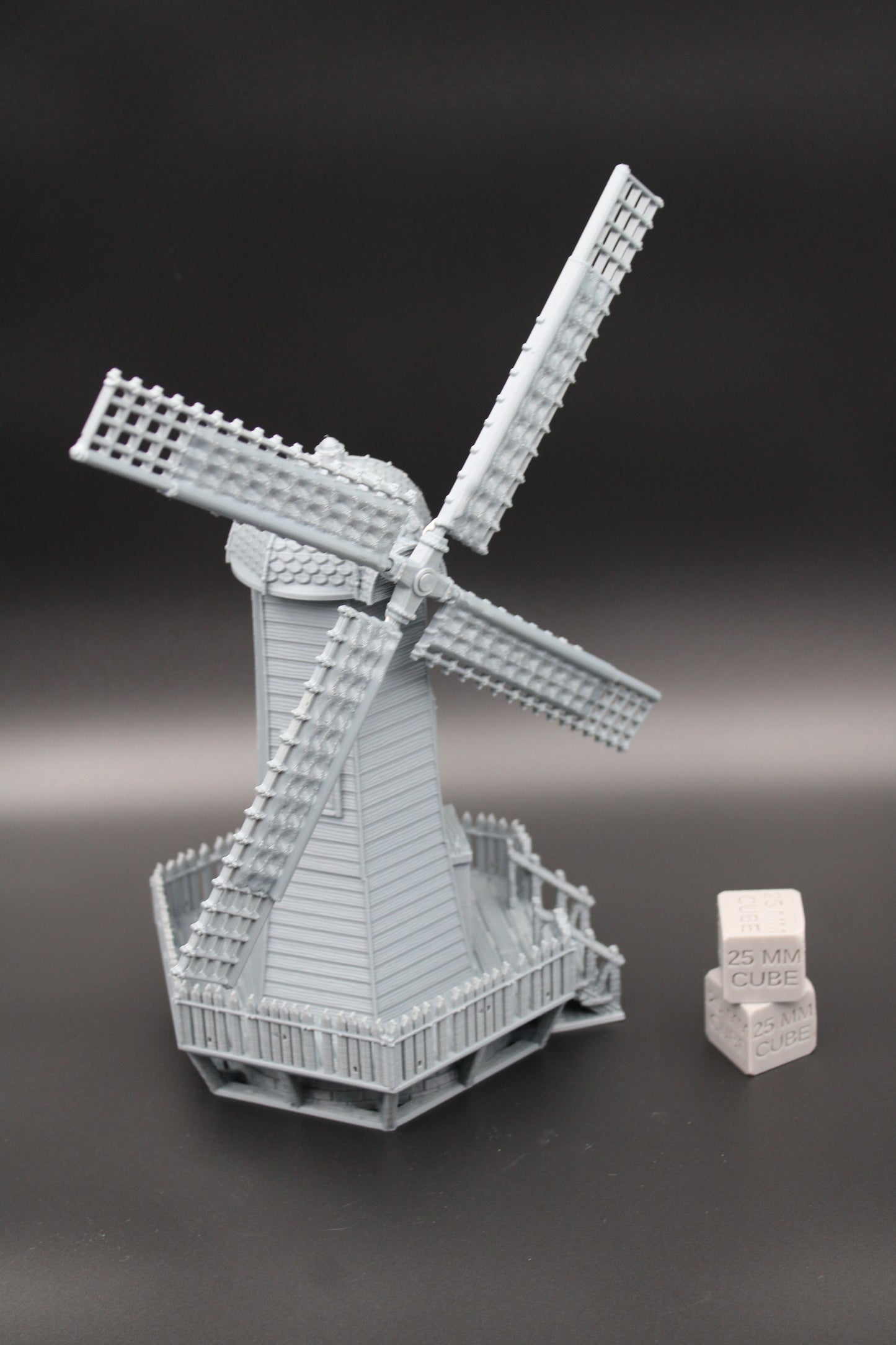 Tabletop Terrain Medieval Windmill Dnd RPG wargame skirmish 28mm