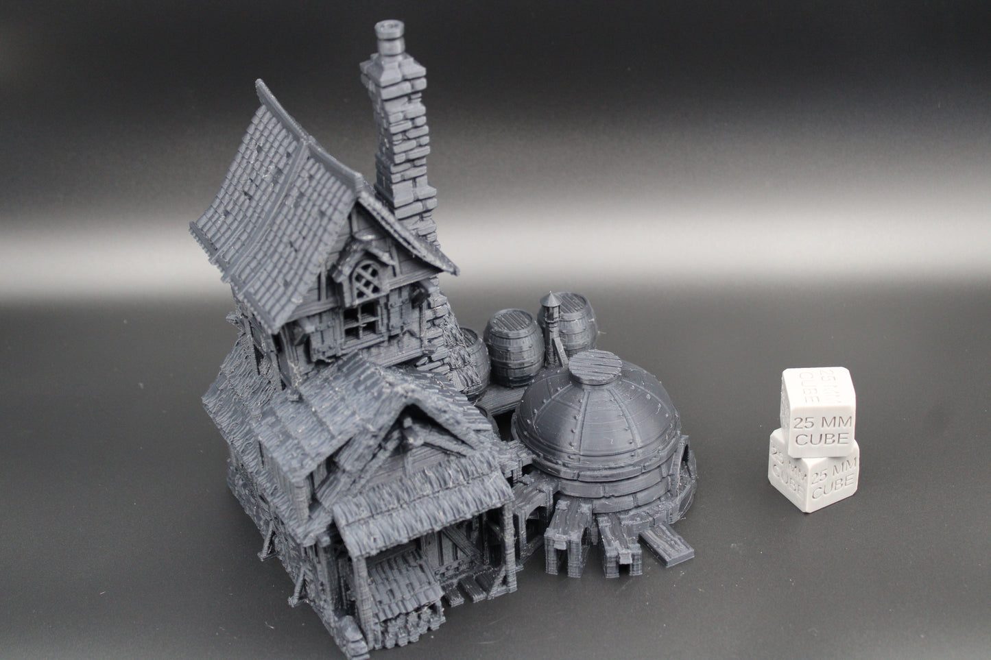 Tabletop Terrain Wood Fired Distillery Potion Maker Dnd RPG wargame skirmish 28mm