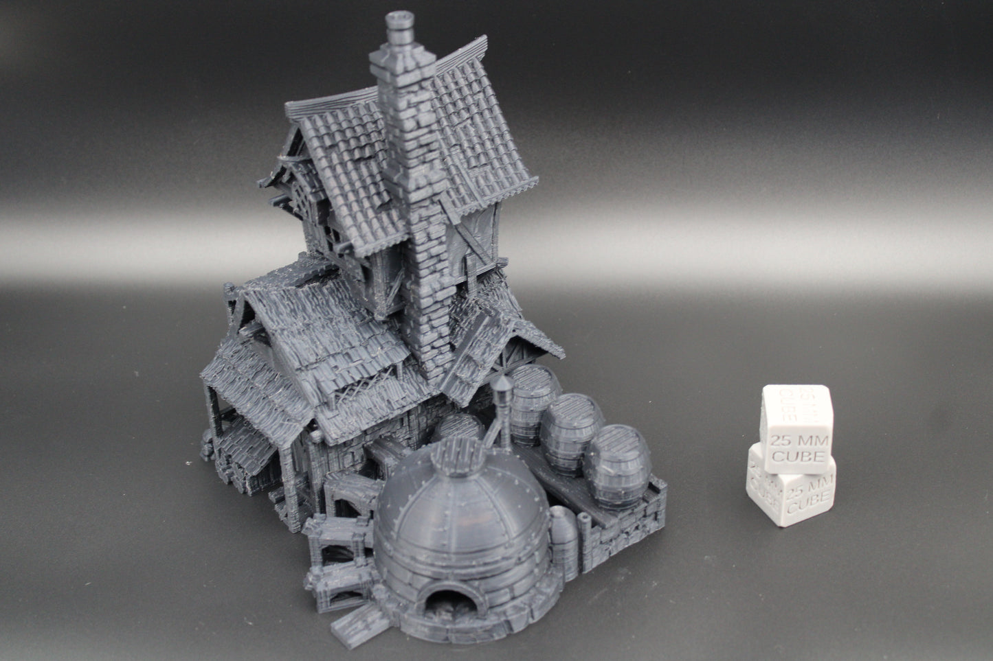 Tabletop Terrain Wood Fired Distillery Potion Maker Dnd RPG wargame skirmish 28mm
