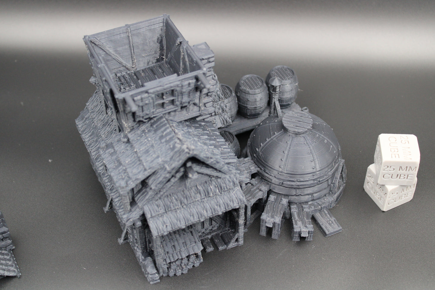 Tabletop Terrain Wood Fired Distillery Potion Maker Dnd RPG wargame skirmish 28mm