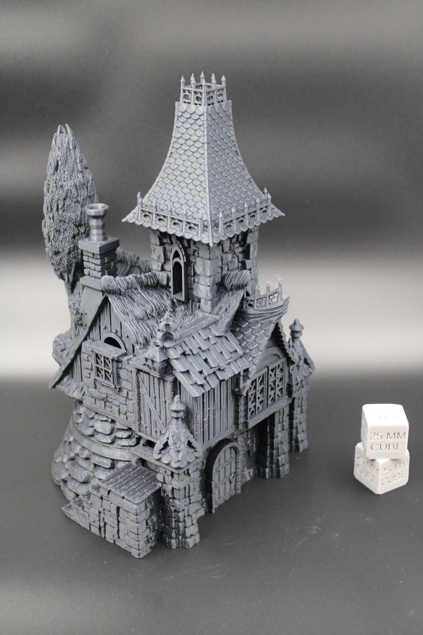 Tabletop Terrain Fantasy Manor House Dnd RPG wargame skirmish 28mm