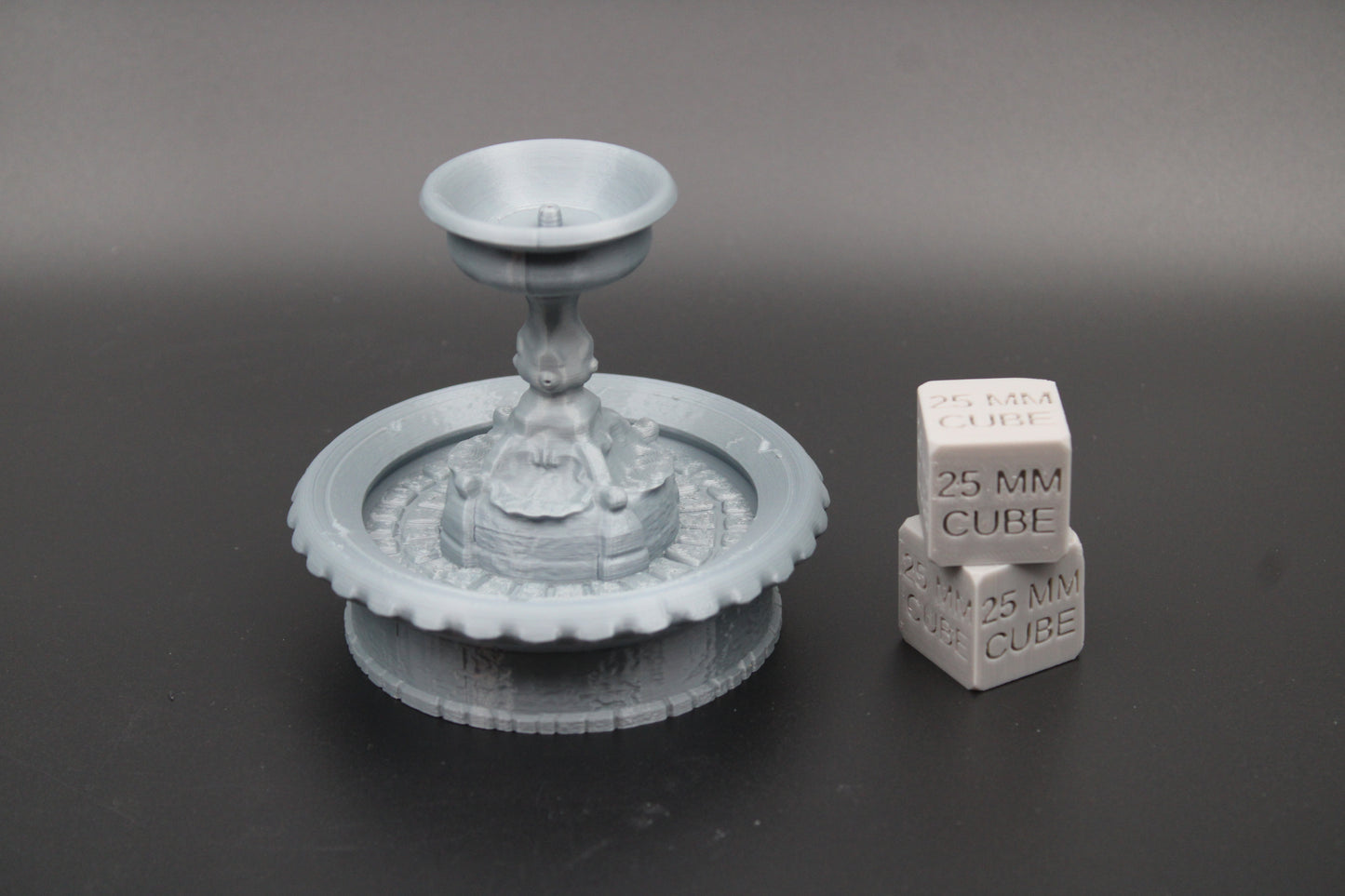 Tabletop Terrain Medieval Round Fountain Dnd RPG wargame skirmish 28mm