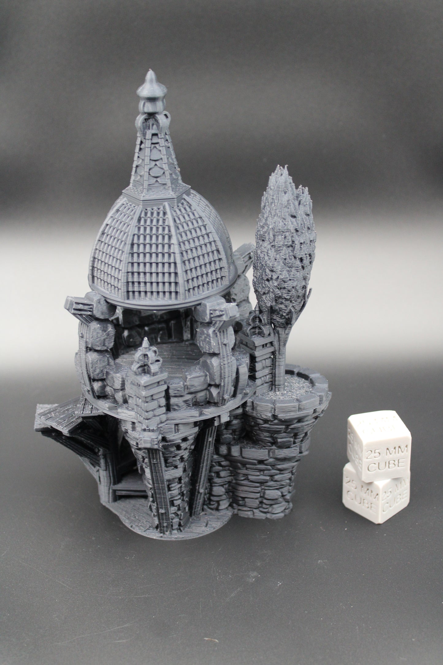 Tabletop Terrain Fantasy Raised Lookout Gazebo Dnd RPG wargame skirmish 28mm
