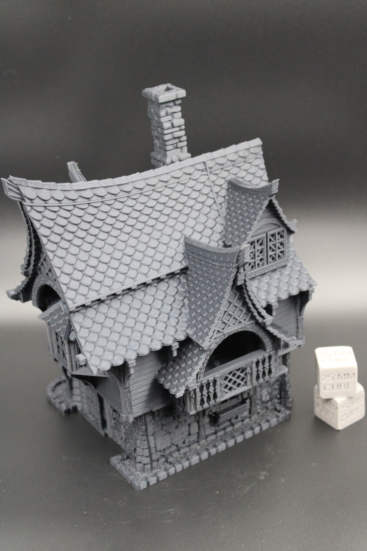 Tabletop Terrain Fantasy Estate Manor House Merchant Dnd RPG wargame skirmish 28mm