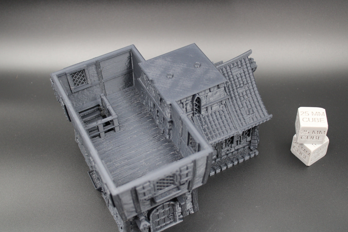 Tabletop Terrain Fantasy Chapel Tower House Dnd RPG wargame skirmish 28mm