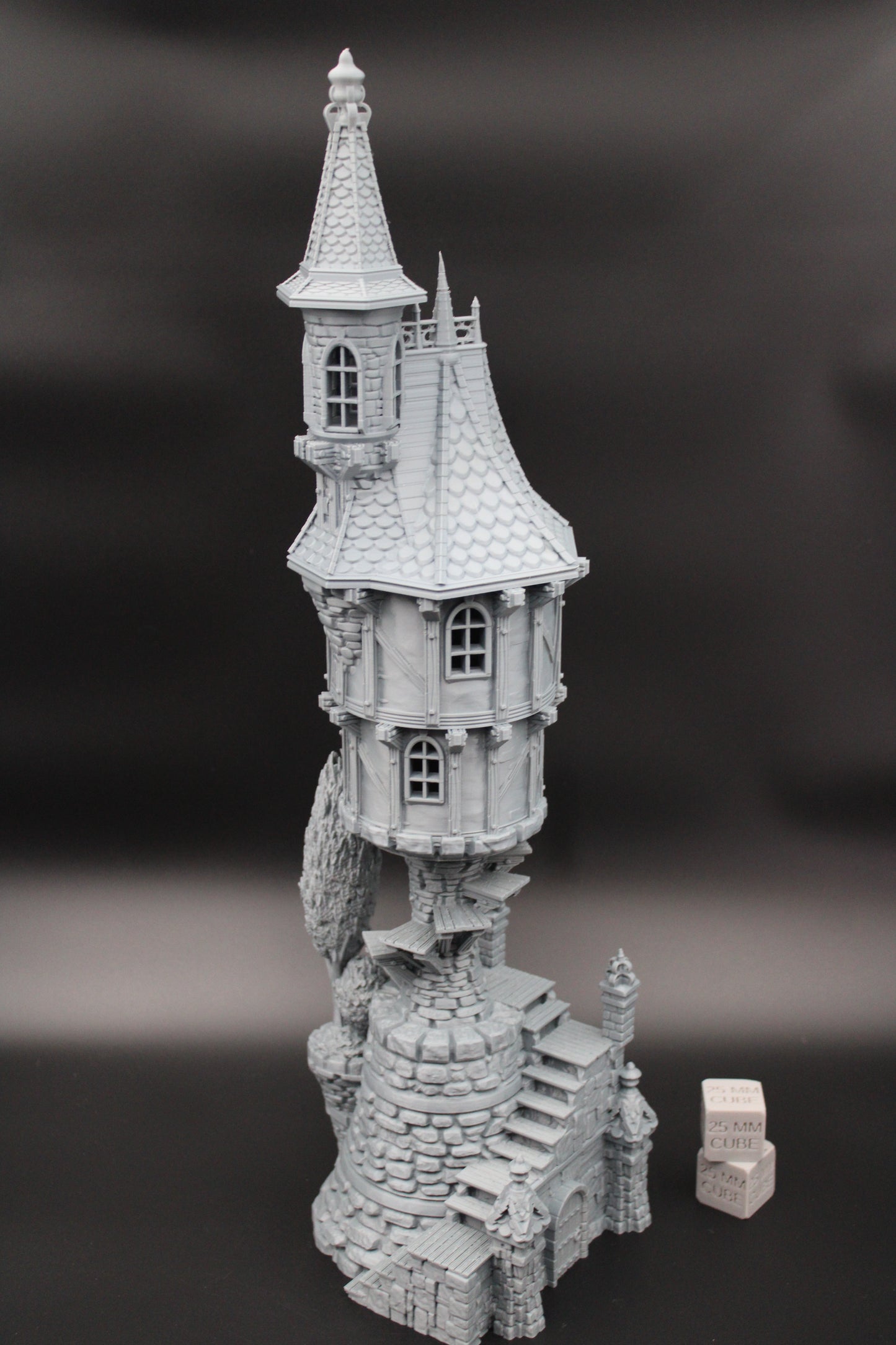 Tabletop Terrain Fantasy Mad Wizard Tower Dnd RPG wargame skirmish 28mm