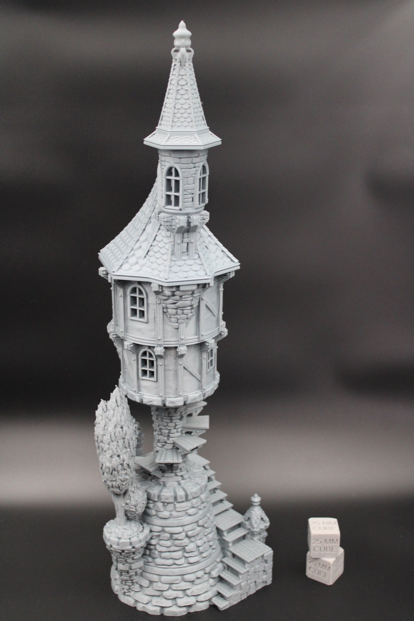 Tabletop Terrain Fantasy Mad Wizard Tower Dnd RPG wargame skirmish 28mm