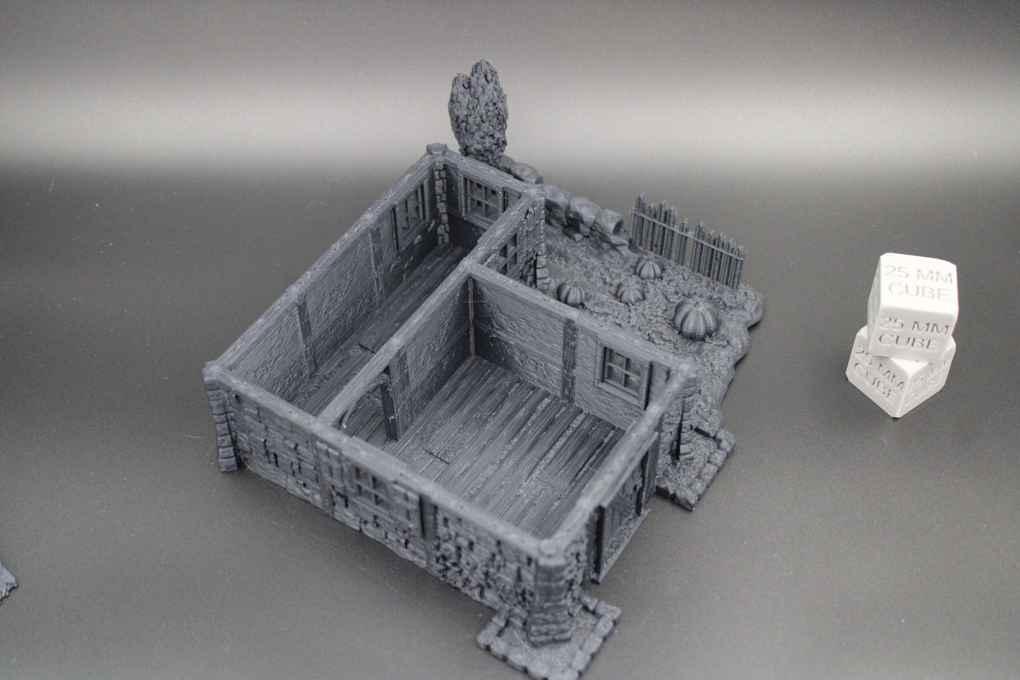 Tabletop Terrain Fantasy Farm House Cottage Garden Dnd RPG wargame skirmish 28mm