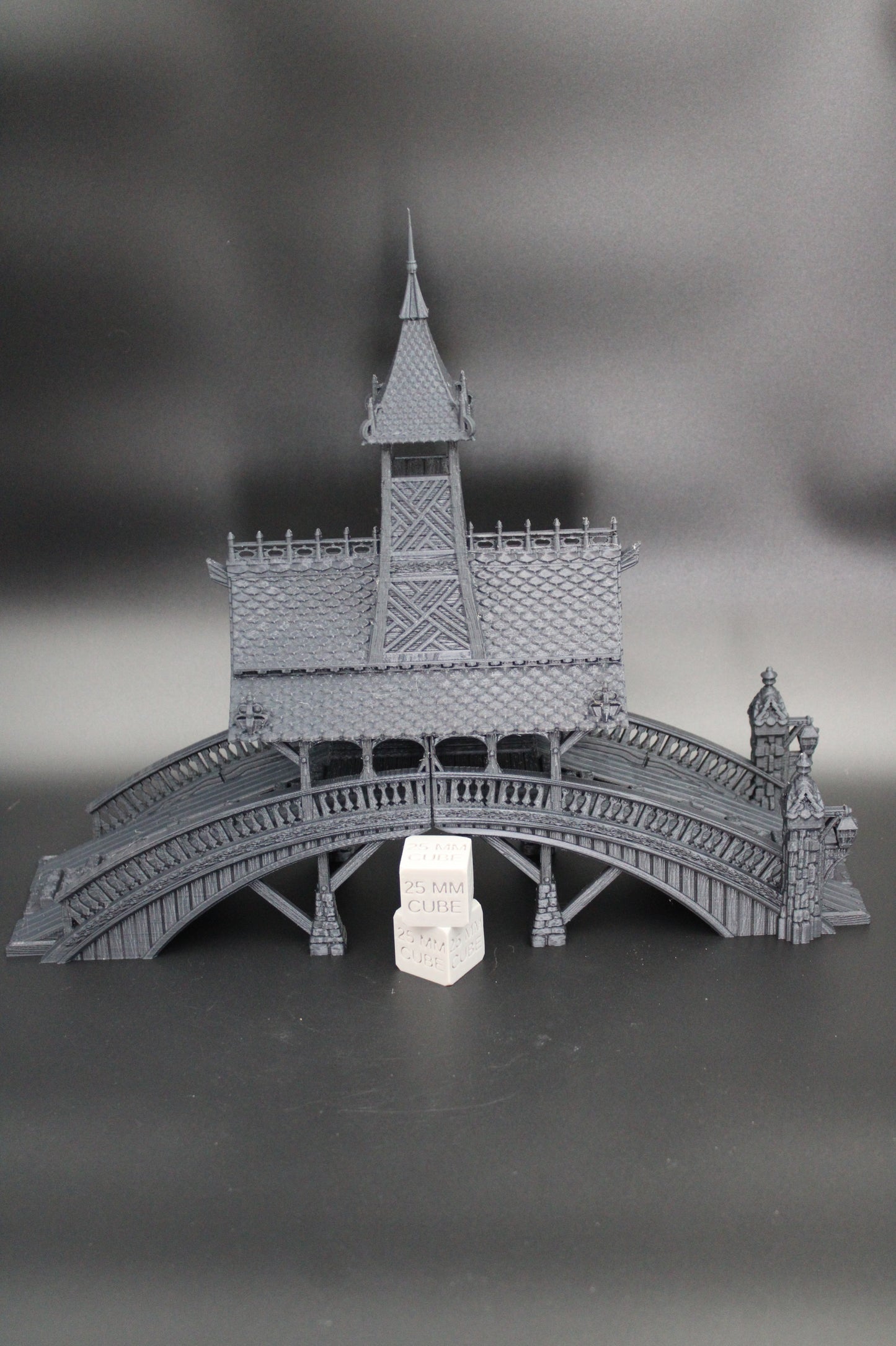 Tabletop Terrain Fantasy Large Covered Bridge Dnd RPG wargame skirmish 28mm
