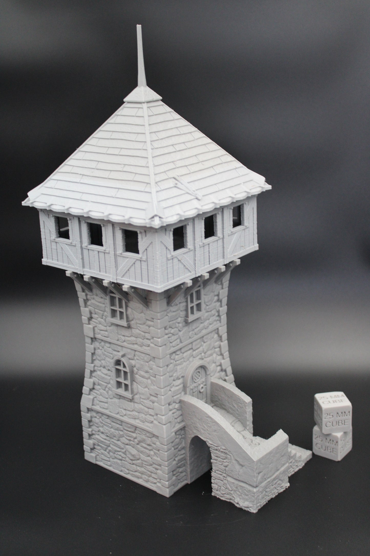 Tabletop Terrain Defense Tower Garrison Dnd RPG wargame skirmish 28mm