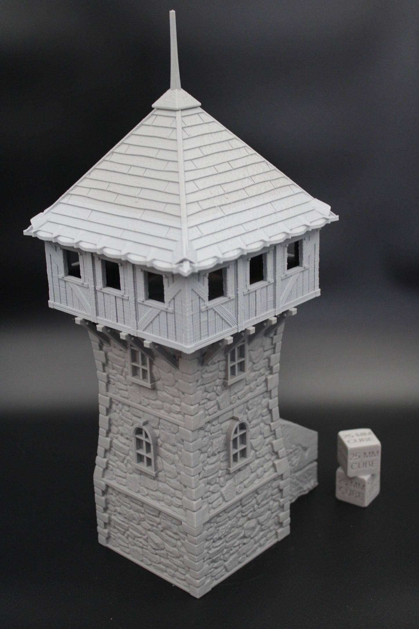 Tabletop Terrain Defense Tower Garrison Dnd RPG wargame skirmish 28mm