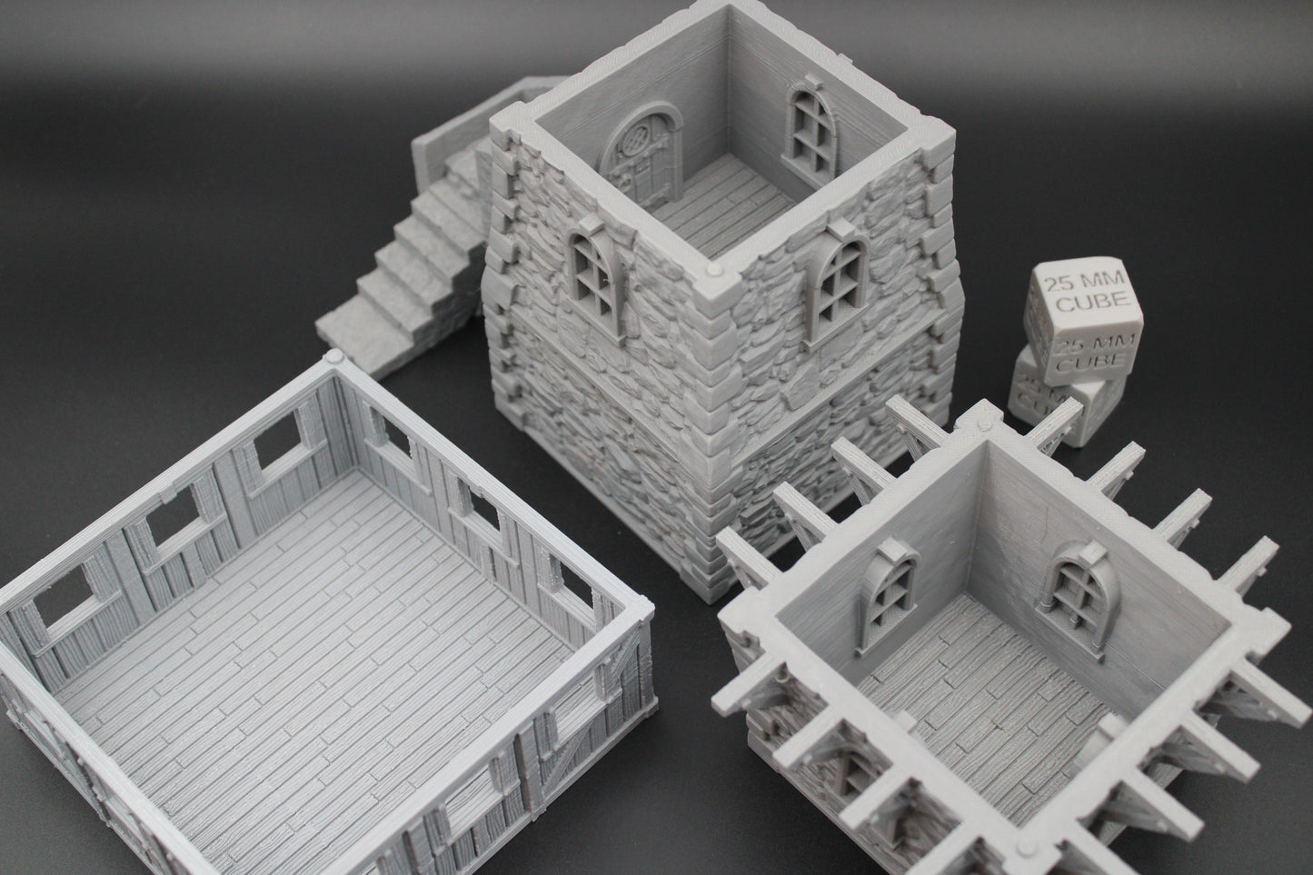 Tabletop Terrain Defense Tower Garrison Dnd RPG wargame skirmish 28mm