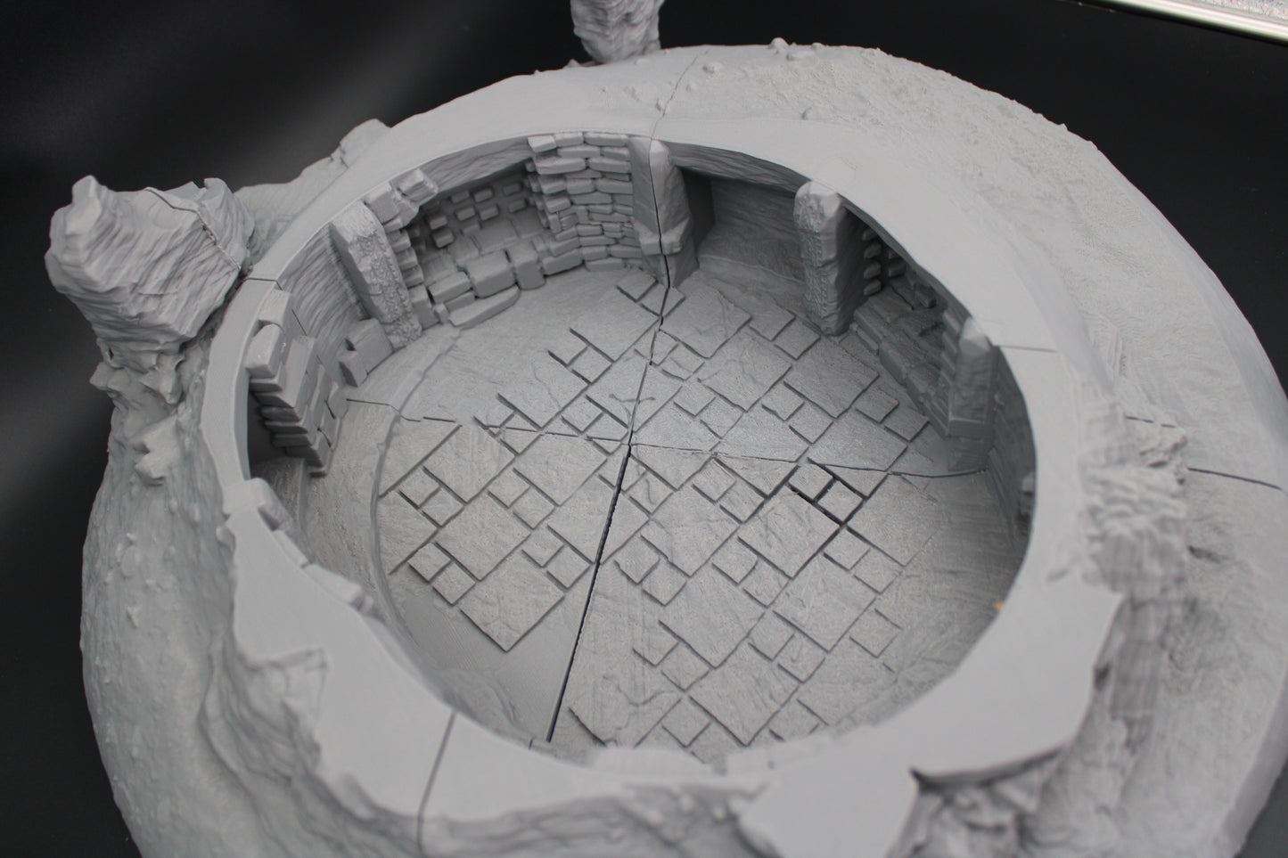 Tabletop Terrain Epic Burial Mound Barrow Dnd RPG wargame skirmish 28mm 32mm BC1