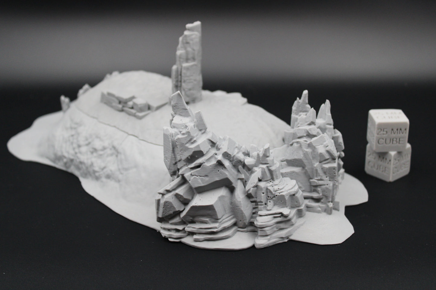 Tabletop Terrain Crypt Burial Mound Barrow Dnd RPG wargame skirmish 28mm 32mm BC2
