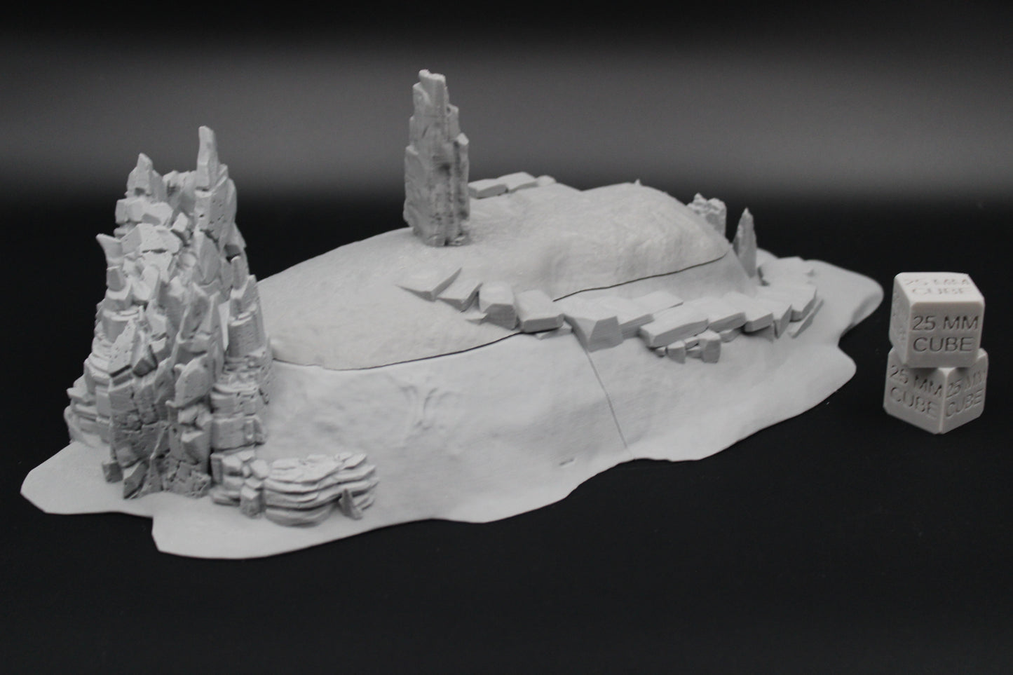 Tabletop Terrain Crypt Burial Mound Barrow Dnd RPG wargame skirmish 28mm 32mm BC2