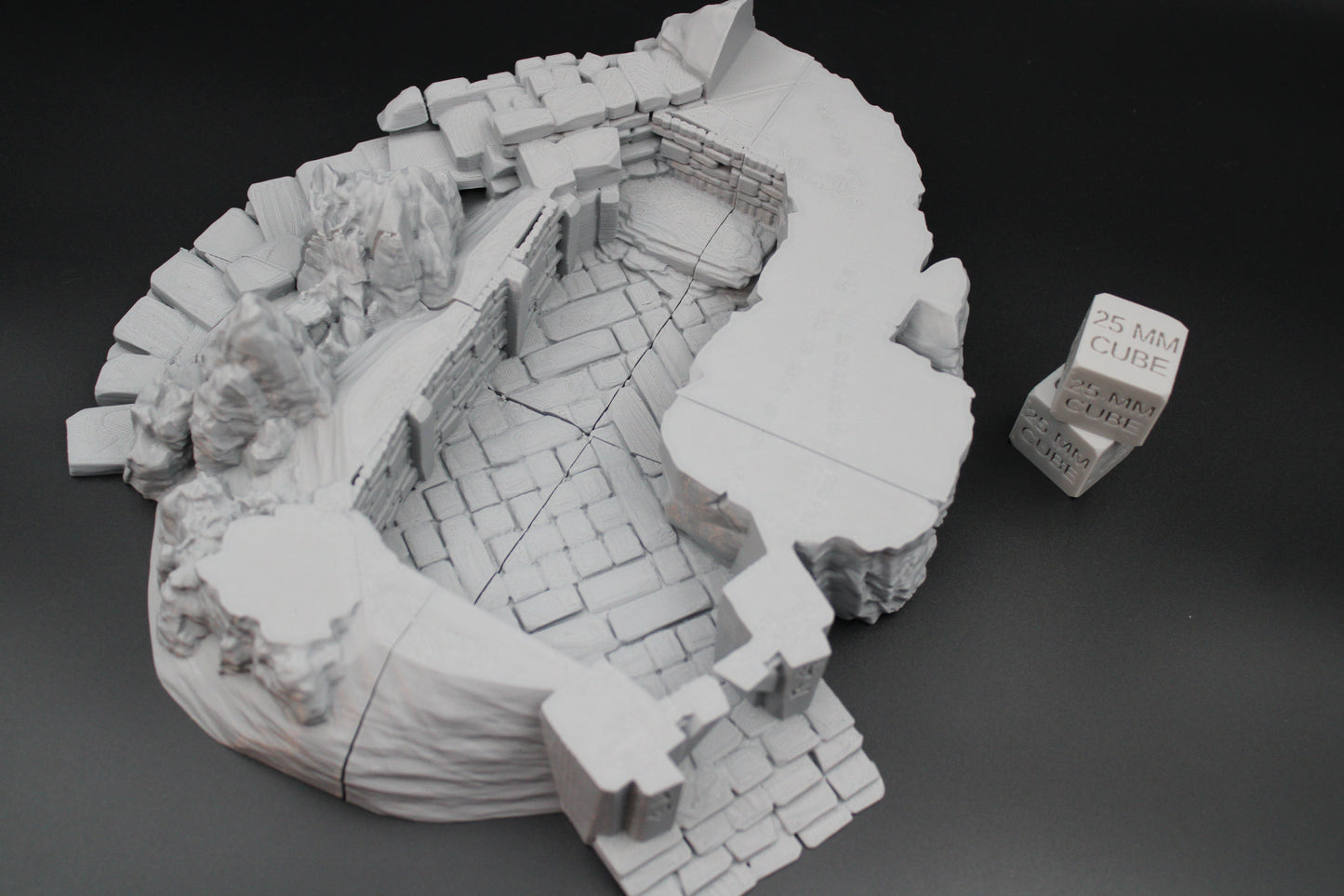 Tabletop Terrain Burial Mound Barrow Crypt Dnd RPG wargame skirmish 28-32mm BC3