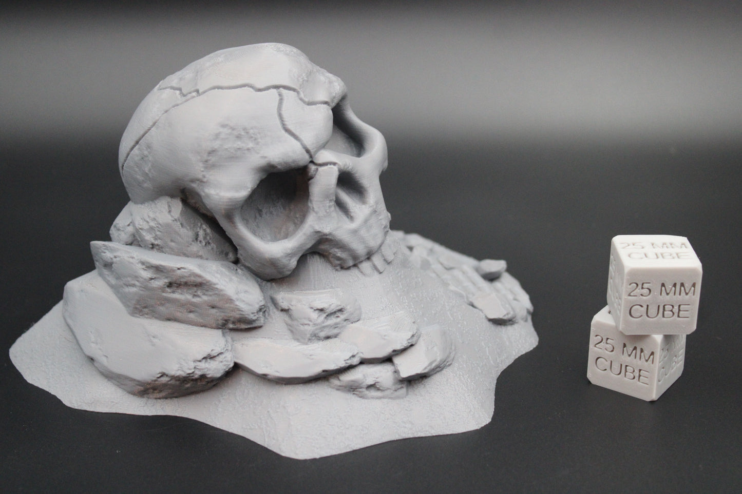 Tabletop Terrain Skull Rock Dungeon Entrance Dnd RPG Skirmish 28mm