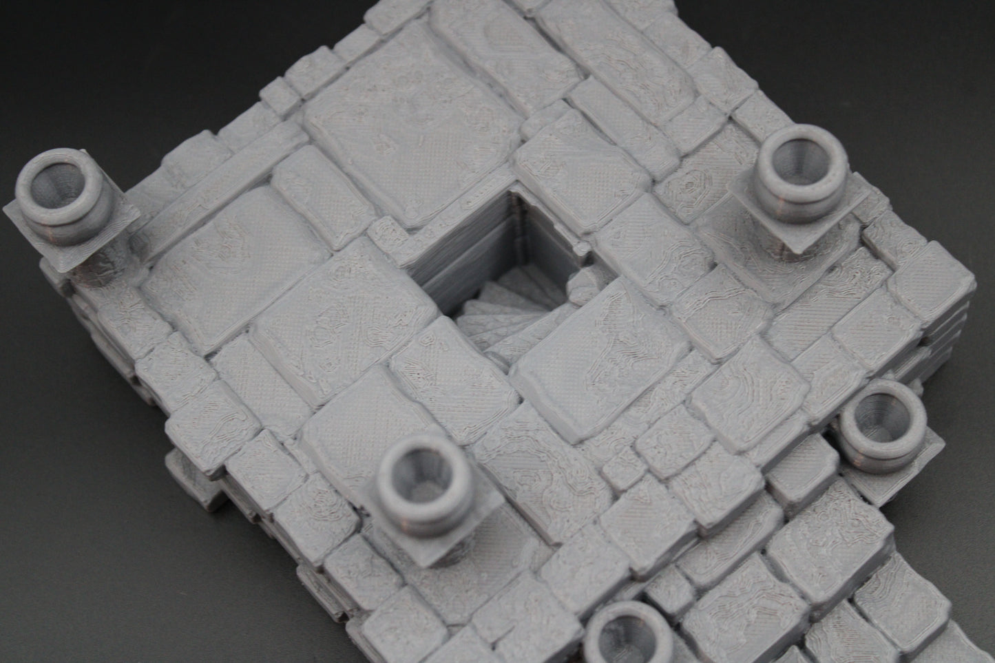 Tabletop Terrain Temple Dungeon Entrance Dnd RPG Skirmish 28mm
