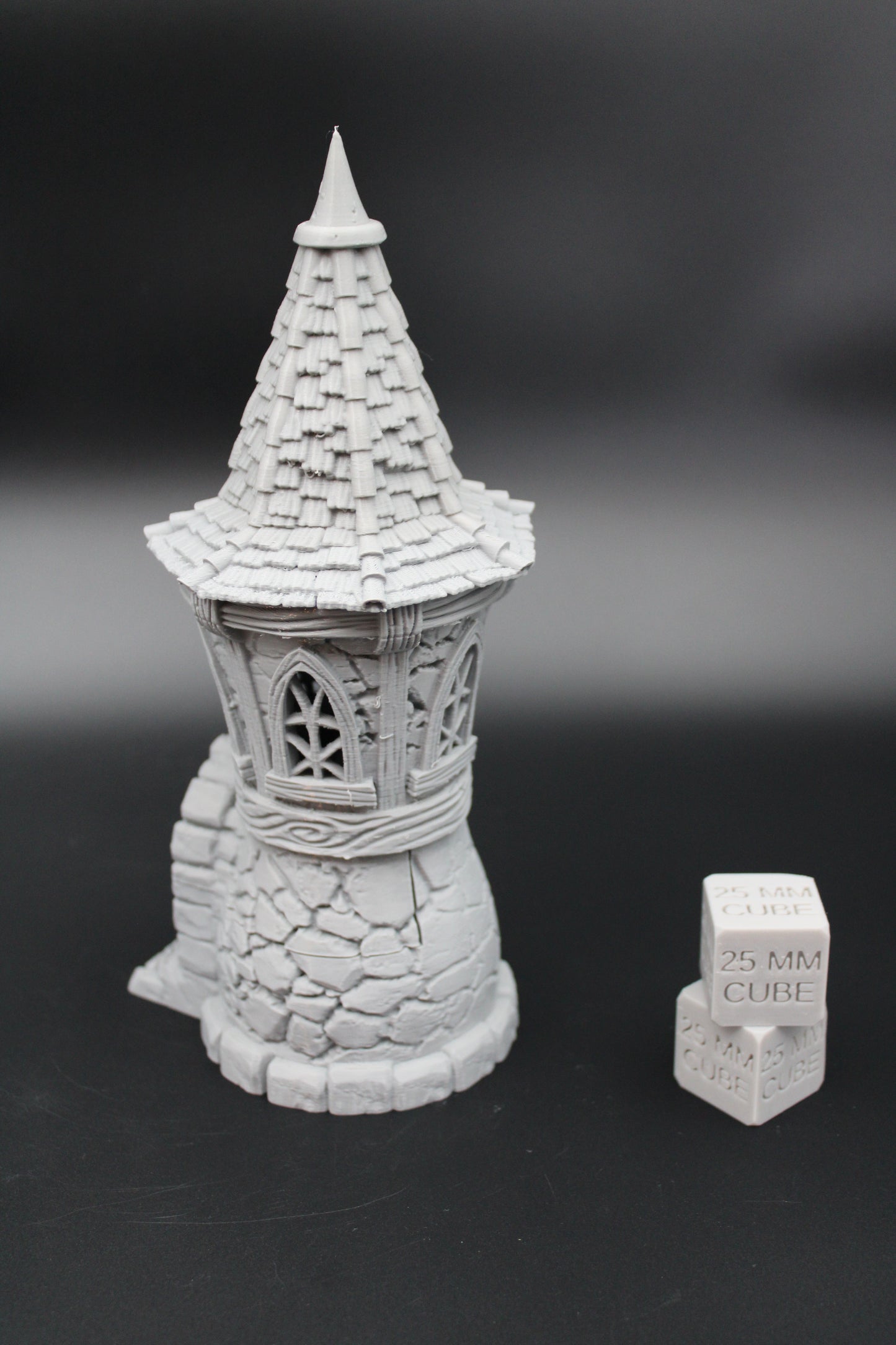 Tabletop Terrain Stylized Tower Whimsical Dnd RPG wargame skirmish 28mm