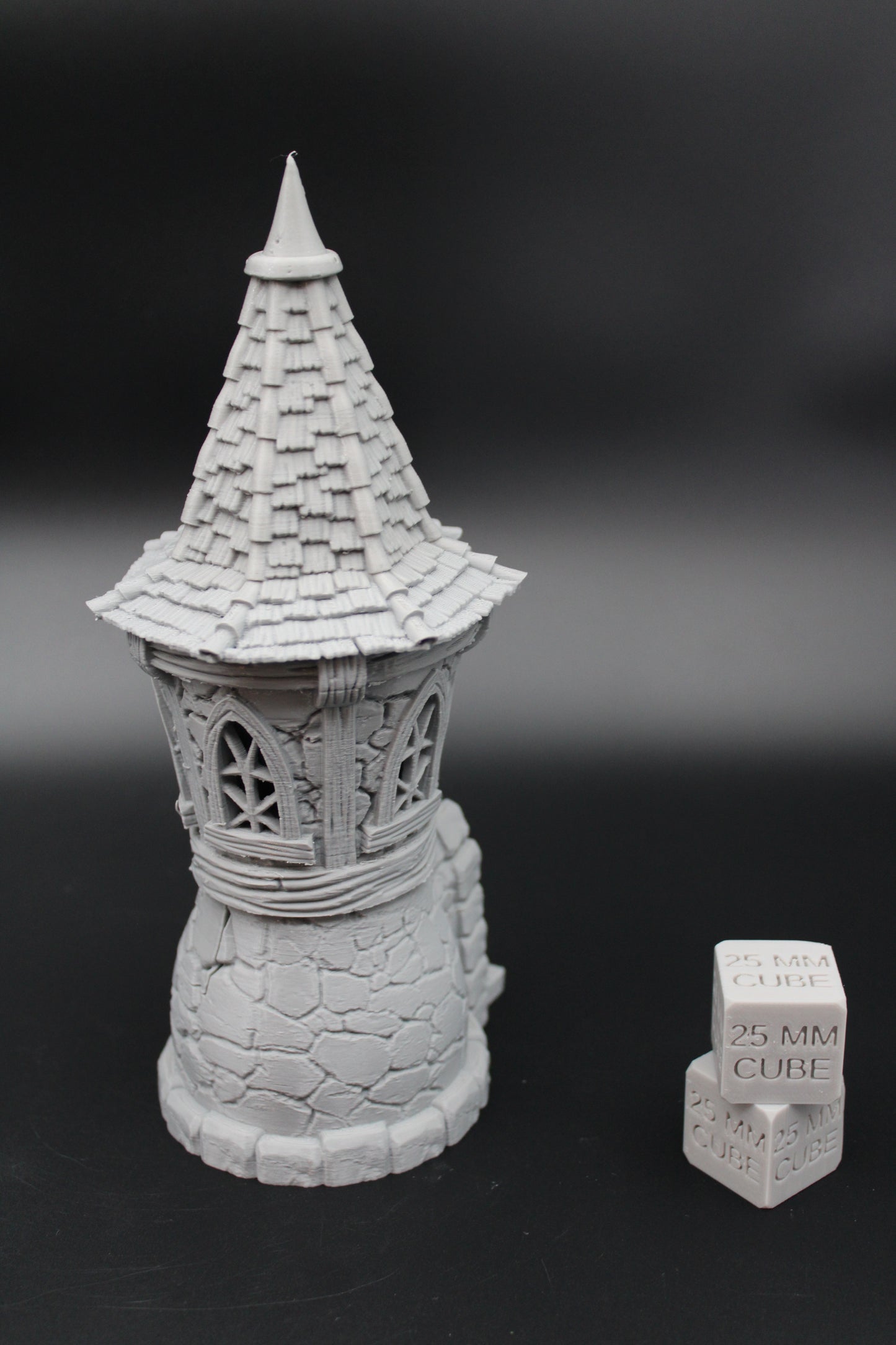 Tabletop Terrain Stylized Tower Whimsical Dnd RPG wargame skirmish 28mm