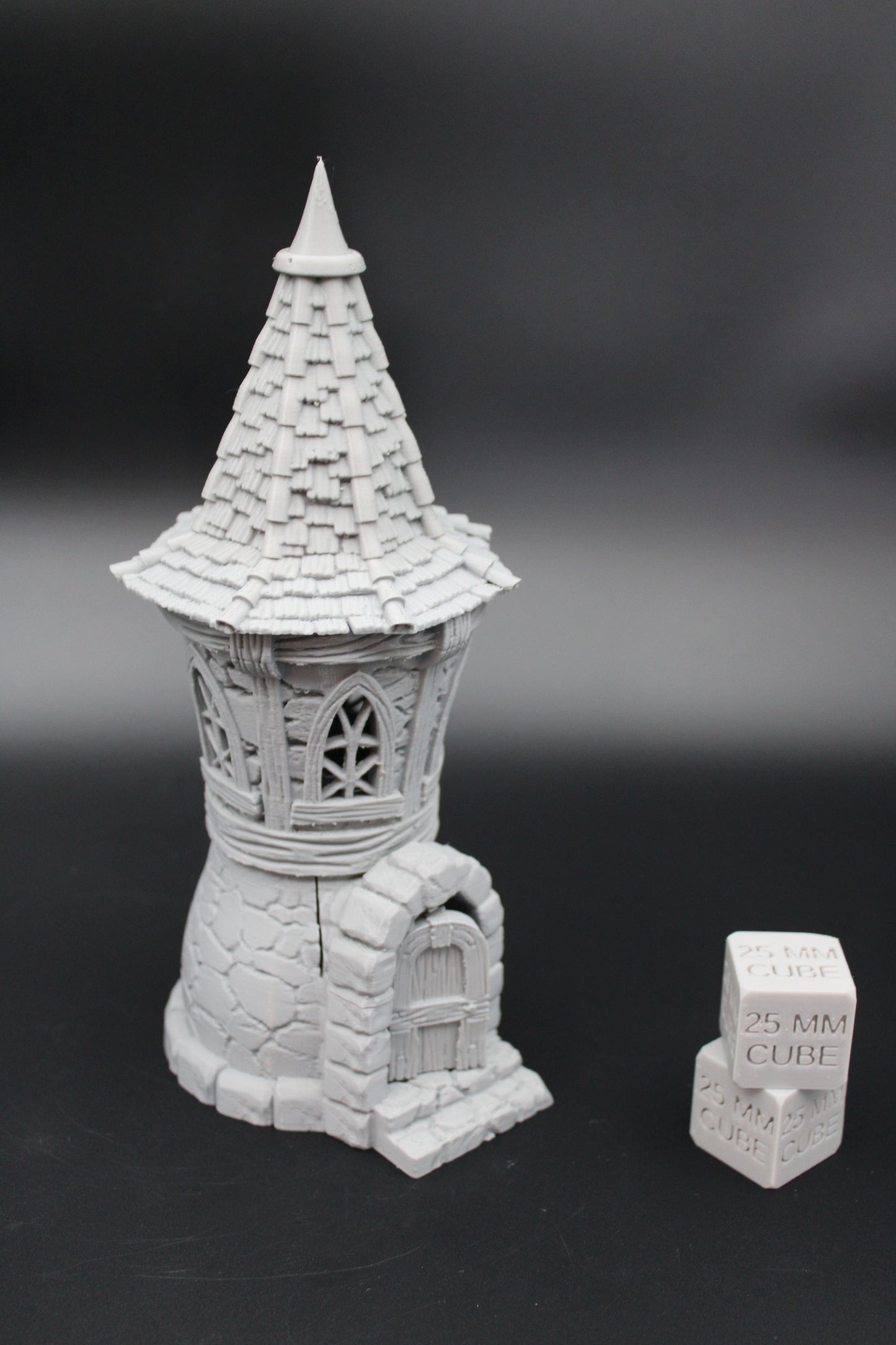 Tabletop Terrain Stylized Tower Whimsical Dnd RPG wargame skirmish 28mm