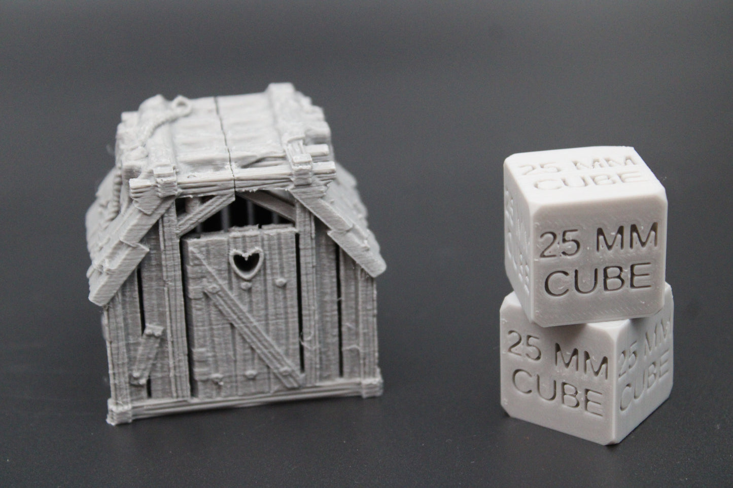 Tabletop Terrain Fantasy Medieval Outhouse Toilet Dnd RPG wargame skirmish 28mm
