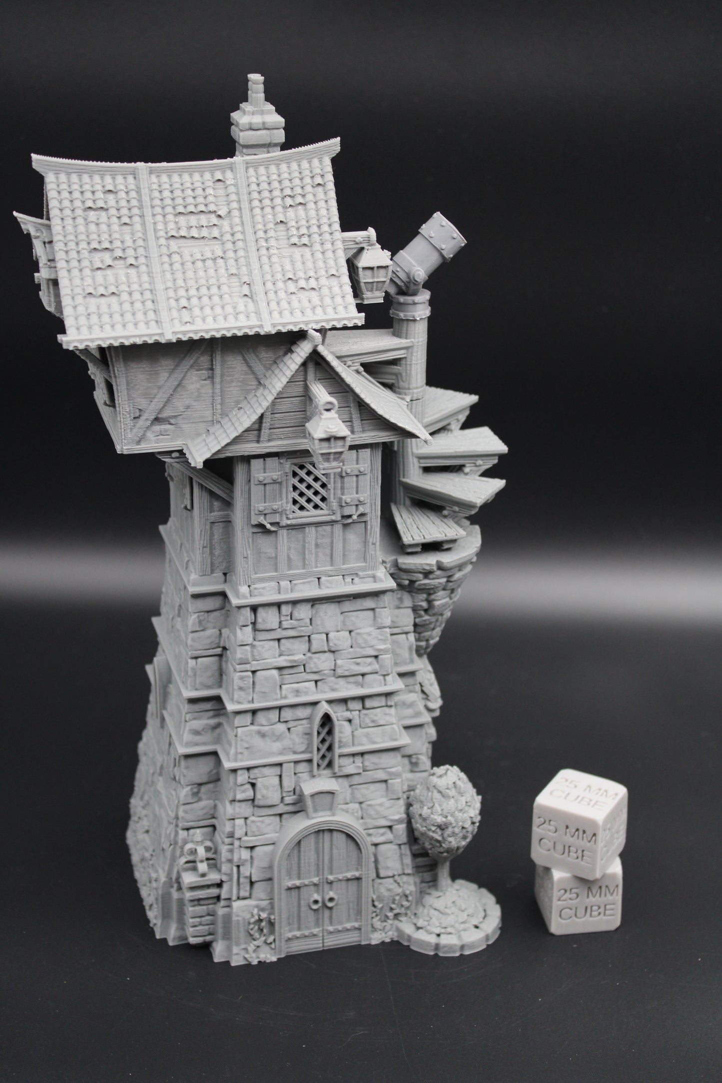 Tabletop Terrain Fantasy Astromancer Wizard Tower Dnd RPG wargame skirmish 28mm