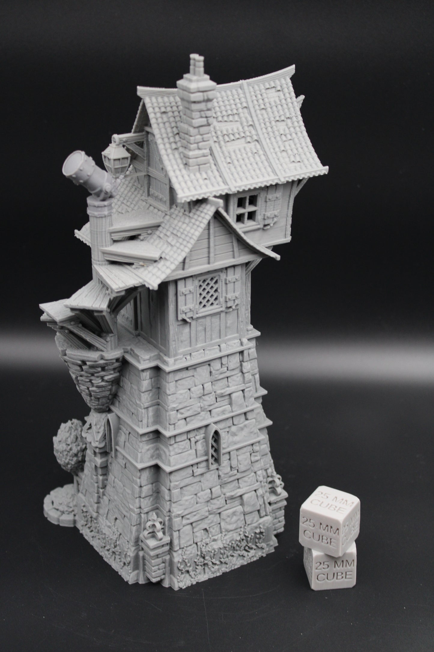 Tabletop Terrain Fantasy Astromancer Wizard Tower Dnd RPG wargame skirmish 28mm