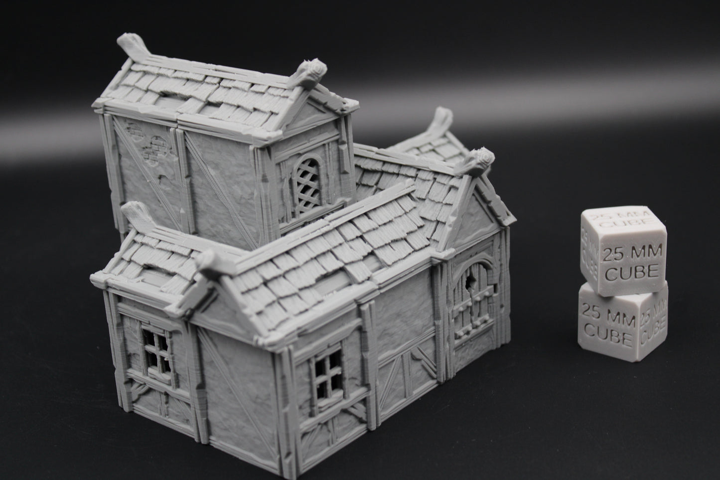 Tabletop Terrain Plaster Cob House 4of19 Town City Dnd RPG wargame skirmish 28mm