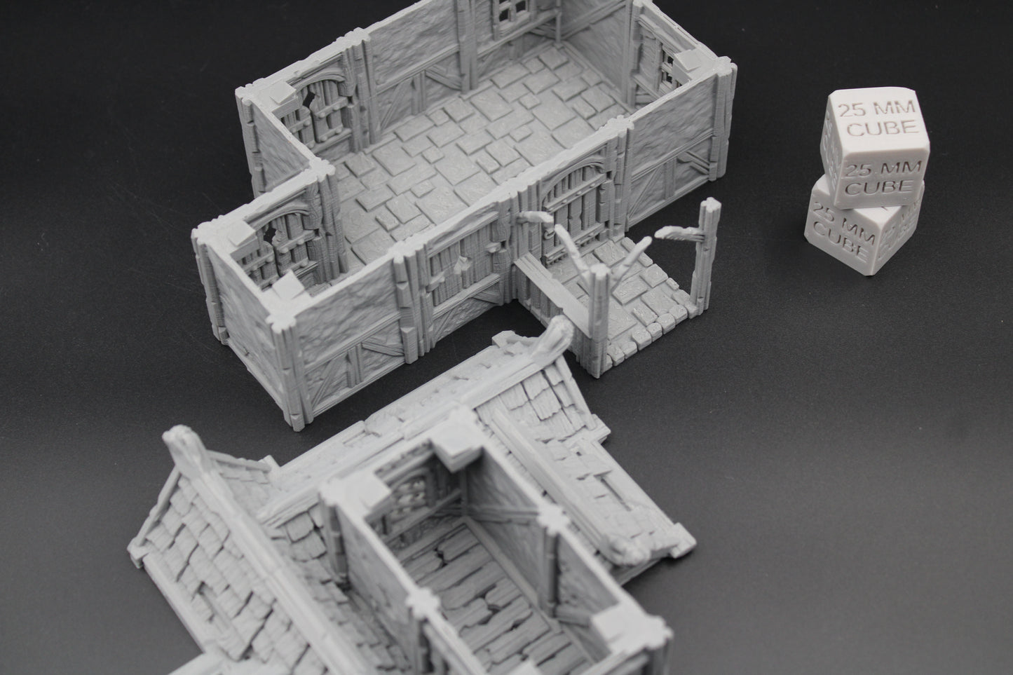 Tabletop Terrain Plaster Cob House 4of19 Town City Dnd RPG wargame skirmish 28mm