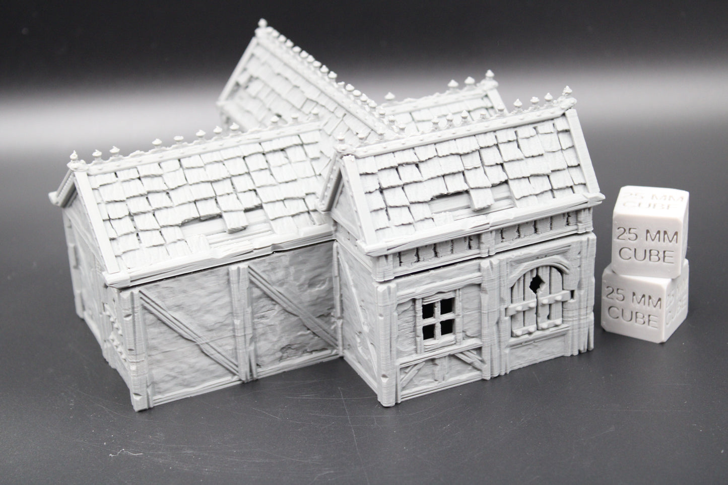 Tabletop Terrain Plaster Cob House 1of19 Town City Dnd RPG wargame skirmish 32mm