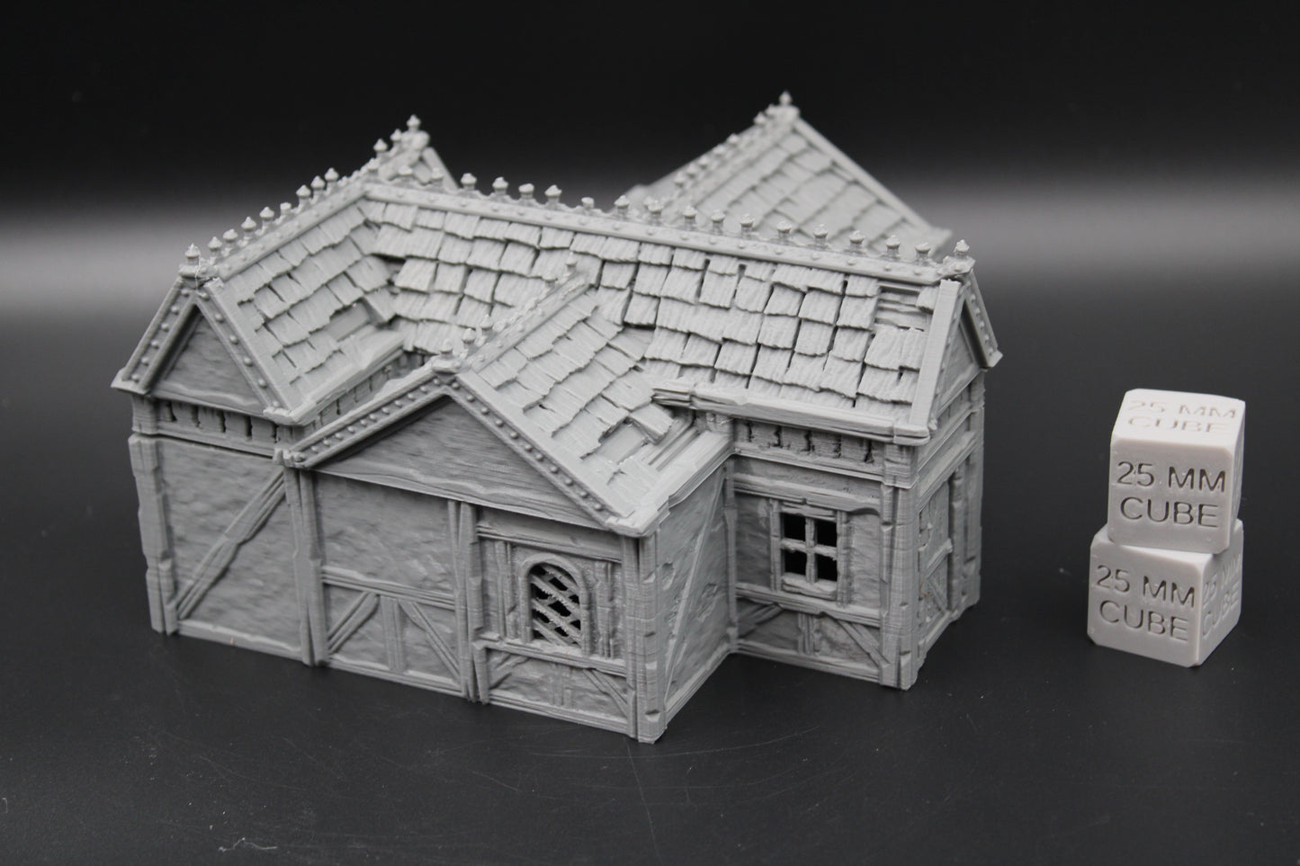 Tabletop Terrain Plaster Cob House 1of19 Town City Dnd RPG wargame skirmish 32mm