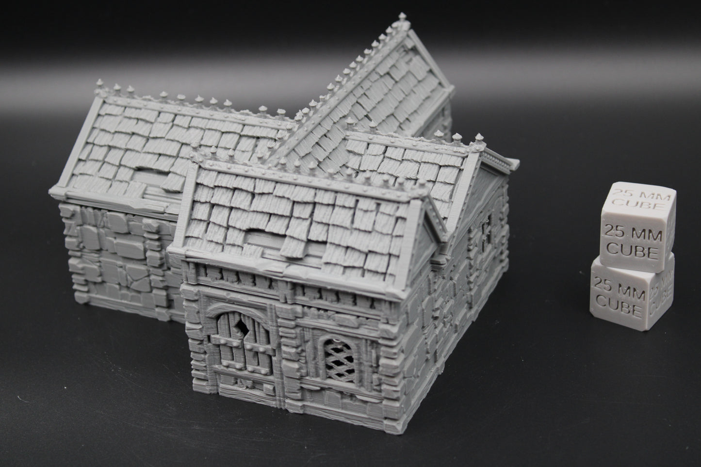 Tabletop Terrain Stone House 1of19 Town City Dnd RPG wargame skirmish 32mm