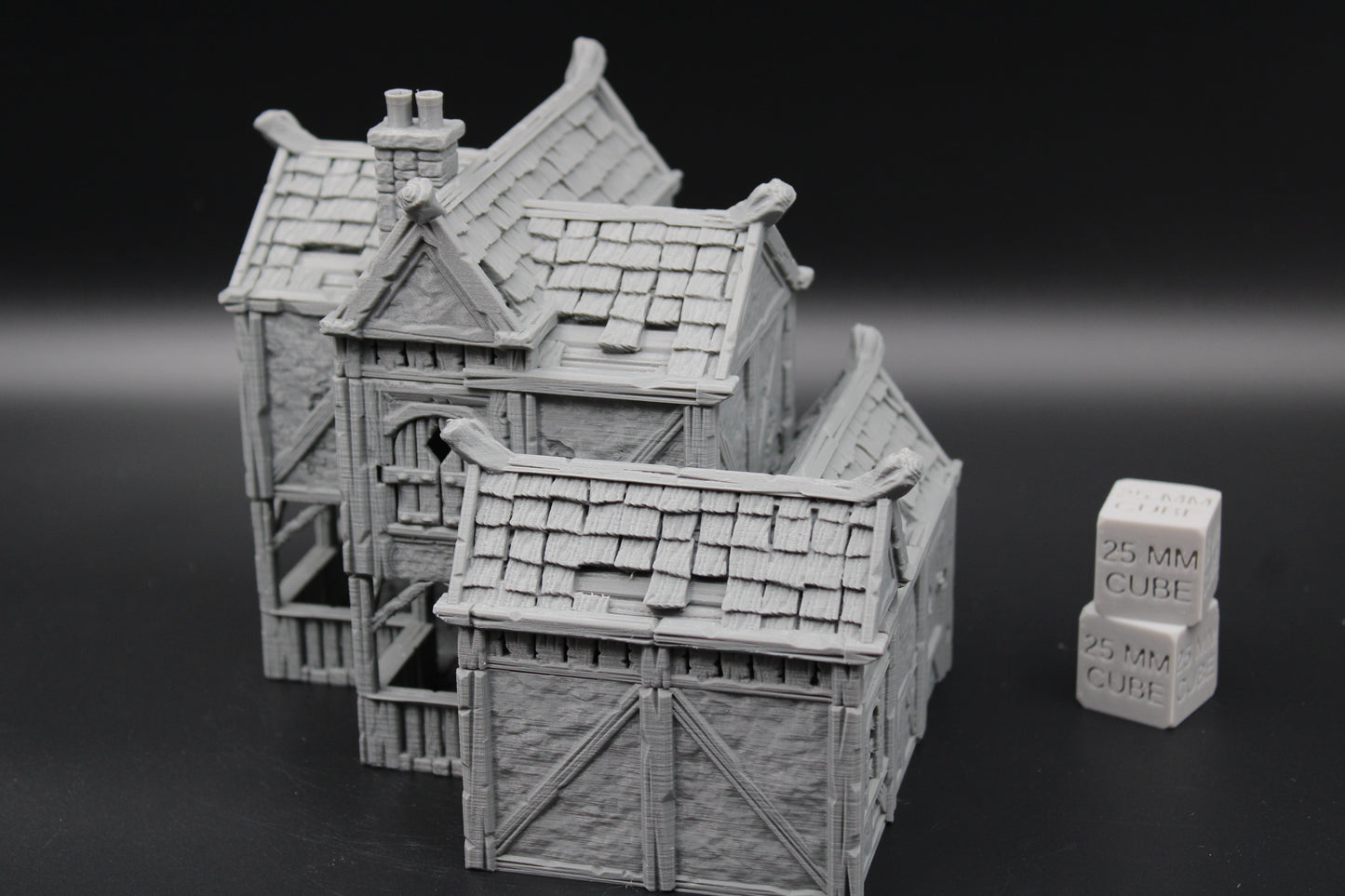 Tabletop Terrain Plaster Cob House 2of19 Dnd RPG wargame skirmish 32mm