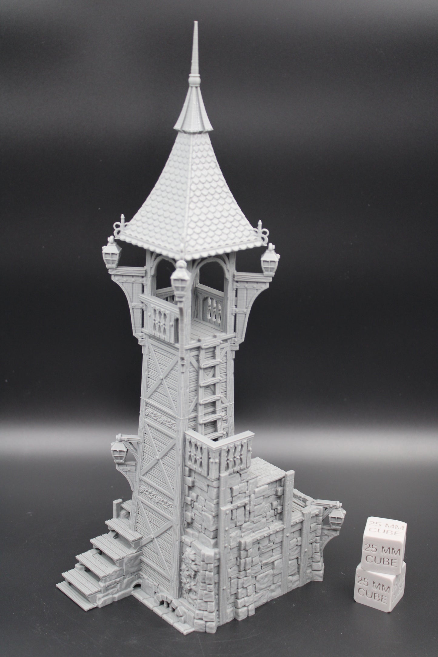 Tabletop Terrain Fantasy Watchtower Lookout Dnd RPG wargame skirmish 28mm